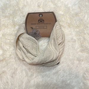Off white knit scarf